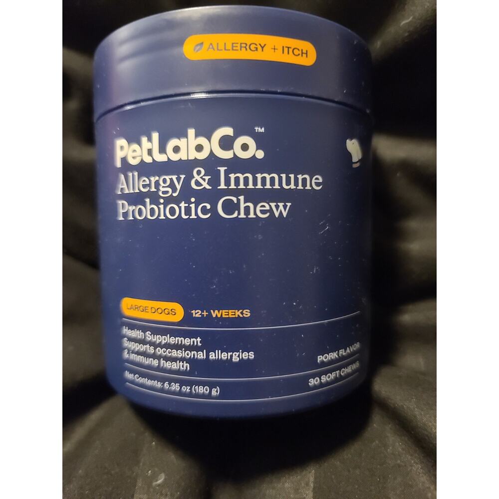 PetLab Co. Allergy & Immune Probiotic Soft Chew for Large Dogs exp 07/2026